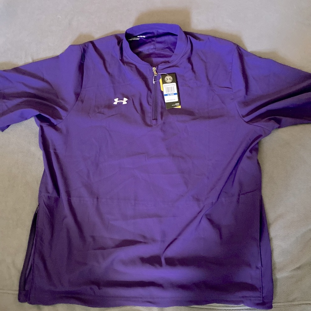Men’s UA Squad Coachs short-sleeve 1/4 zip